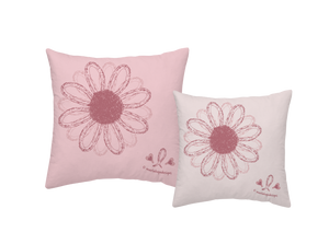 Swirling Ribbons Breast Cancer Pillows